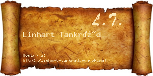 Linhart Tankréd névjegykártya